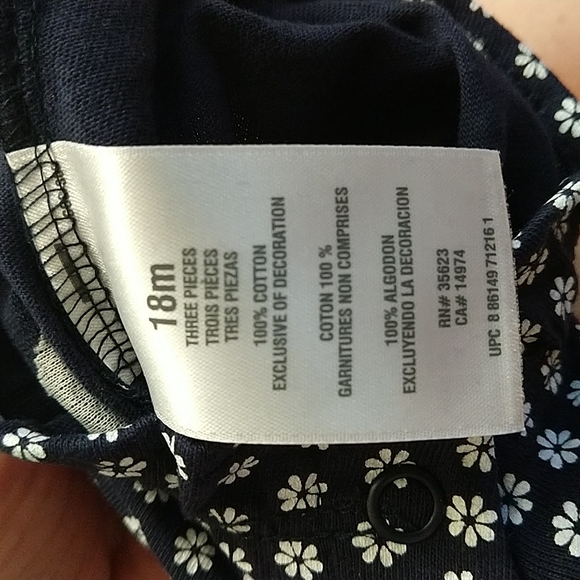 3/$33 Carter's Baby Girl Dress Romper 3piece Set - Picture 13 of 14